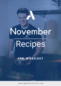 November Pre Workout Meals