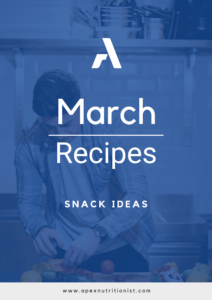 March Recipe Book- Healthy Snack Ideas